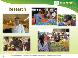 GREEN FIEND
                                                                                                 SSITM MBA

              Research




                  Shri Shankaracharya Institute of Technology and Management, Junwani, Bhilai, 490020
   8
1234 Sample Street, Anytown, St. 12345                                                                  GREENFIEND
 