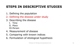 Introduction to Descriptive Epidemiology.pptx