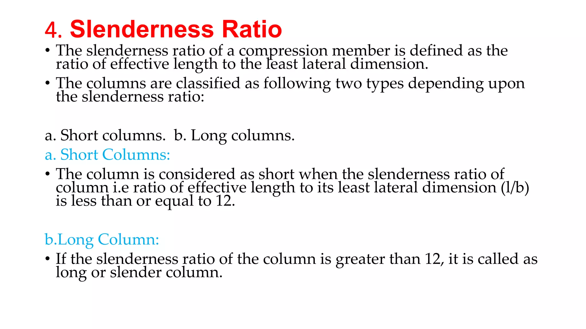 Introduction to design of rcc column | PPTX