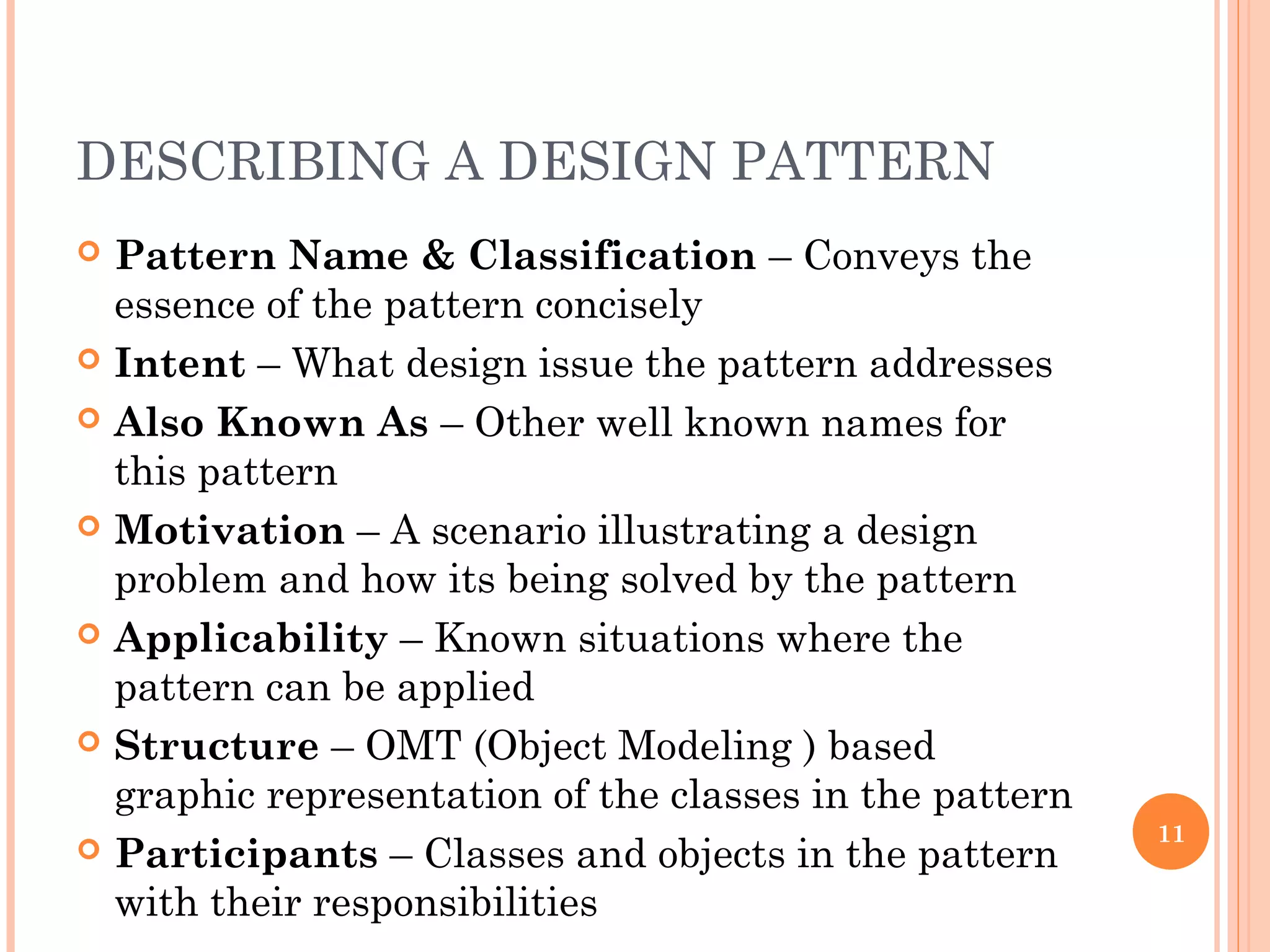 Introduction to design patterns | PPT