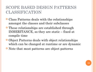 Introduction to design patterns | PPT