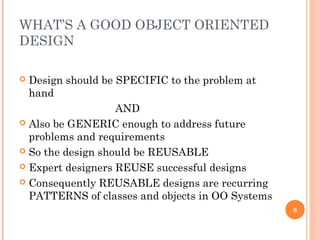 Introduction to design patterns | PPT