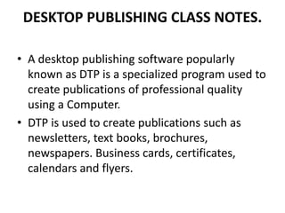 INTRODUCTION TO DESKTOP PUBLISHING notes.pdf