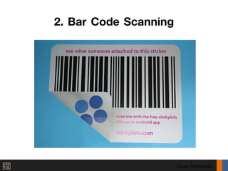 2. Bar Code Scanning




                       Pises Tantimala
 