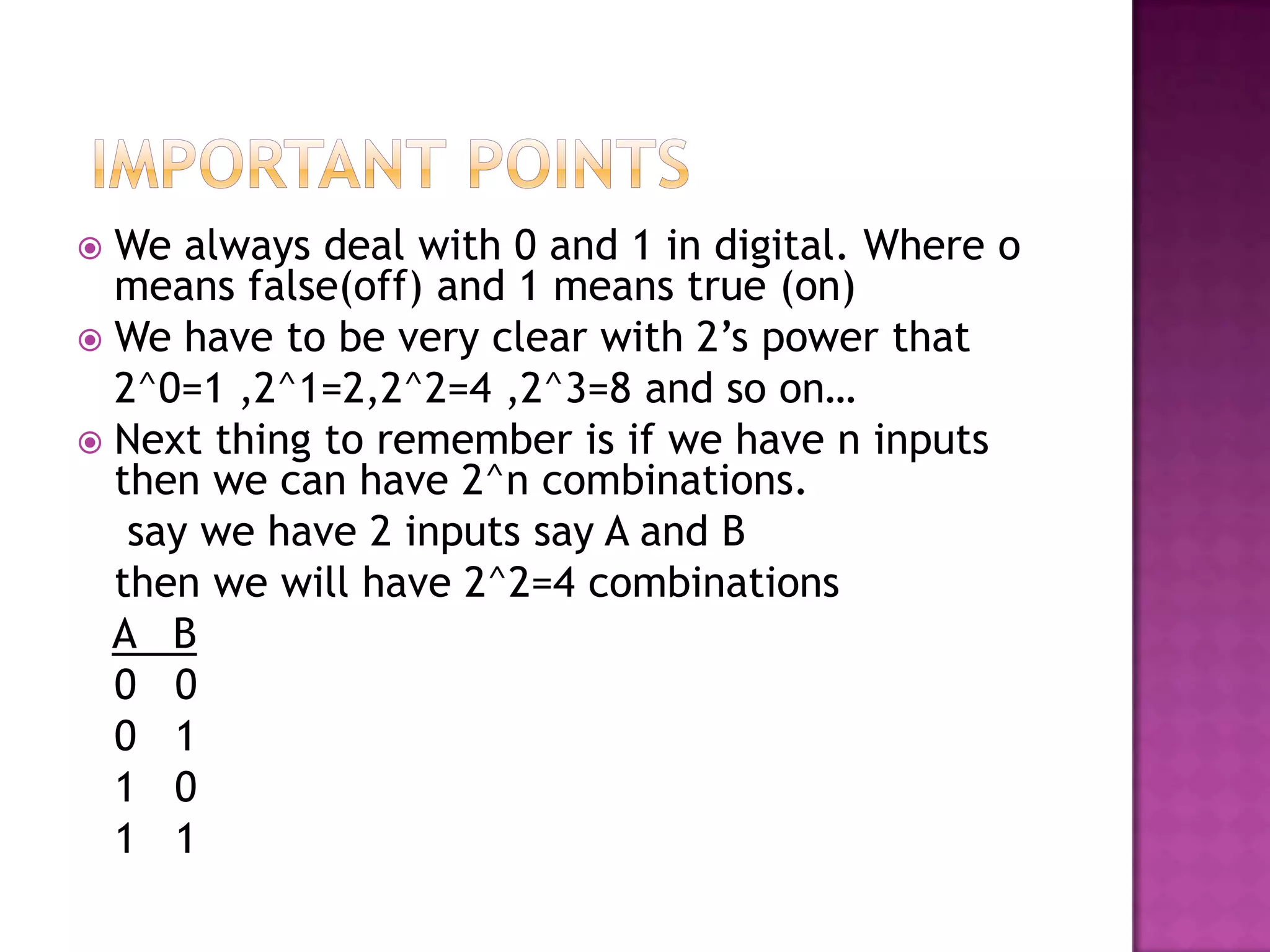 Introduction to digital electornics | PPTX