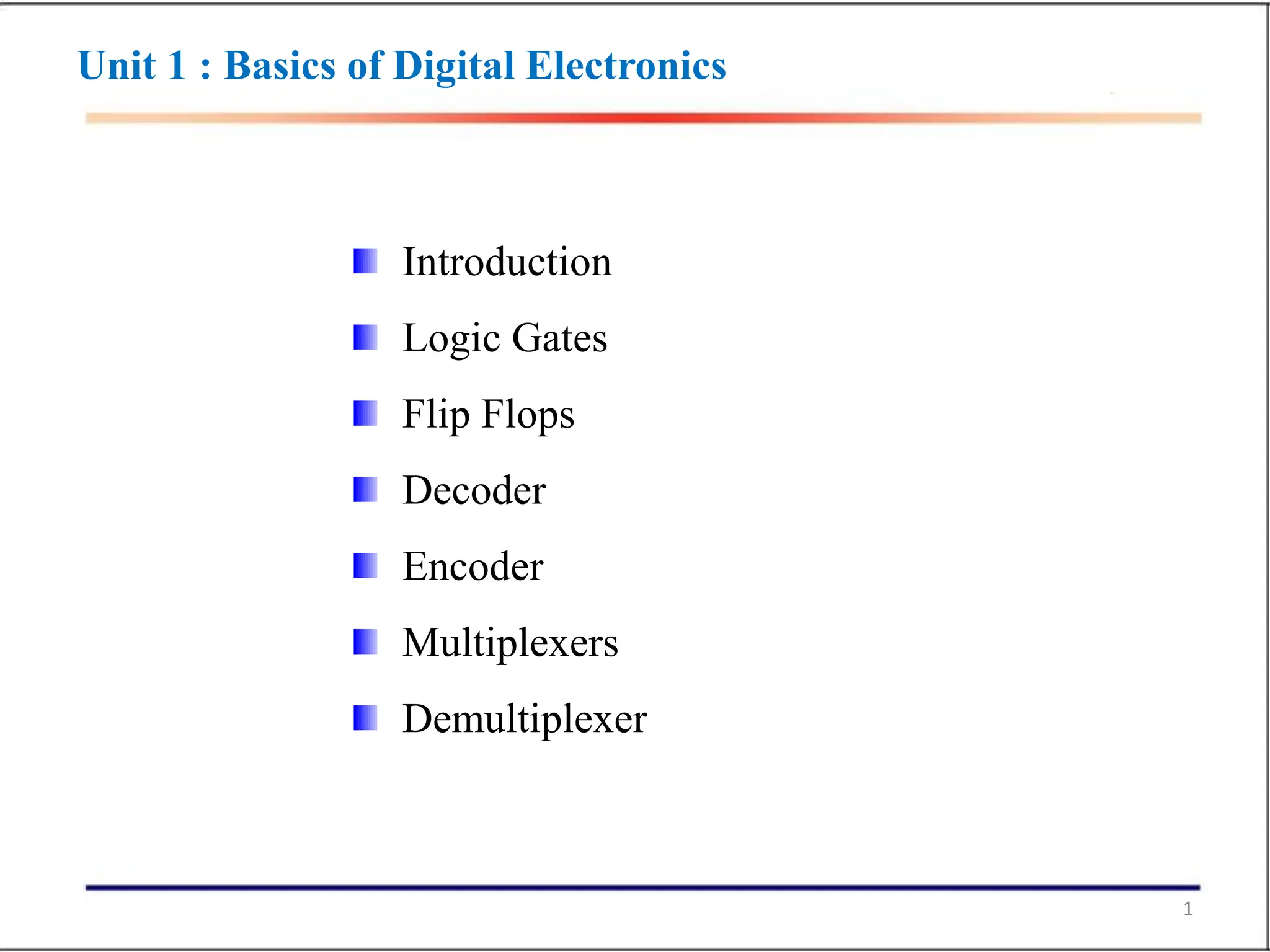 Introduction to Digital Electronics 1.ppt | Consumer Electronics ...