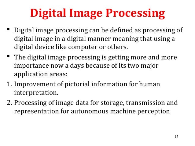 digital image processing