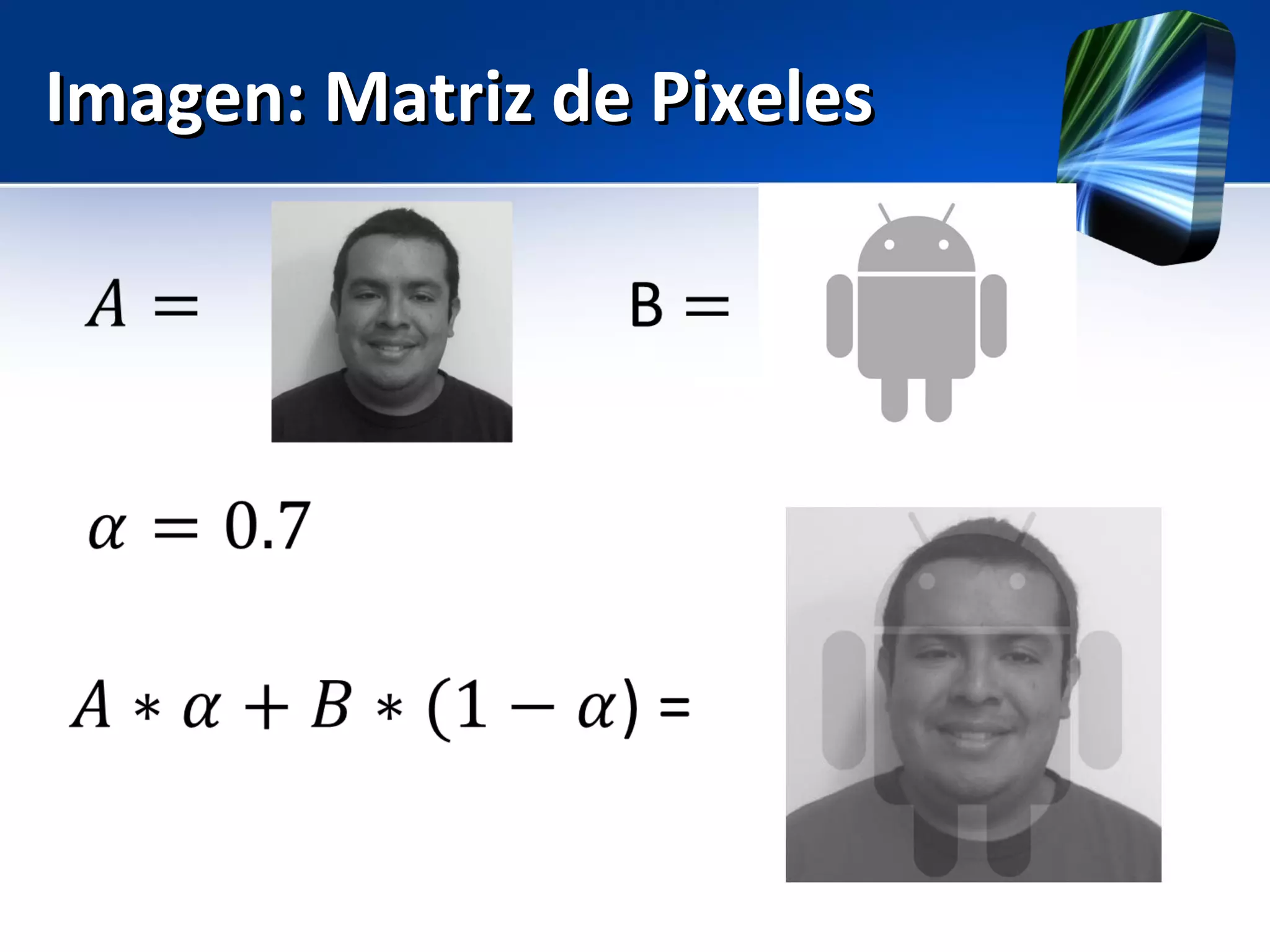 Imagen: Matriz de PixelesImagen: Matriz de Pixeles
 