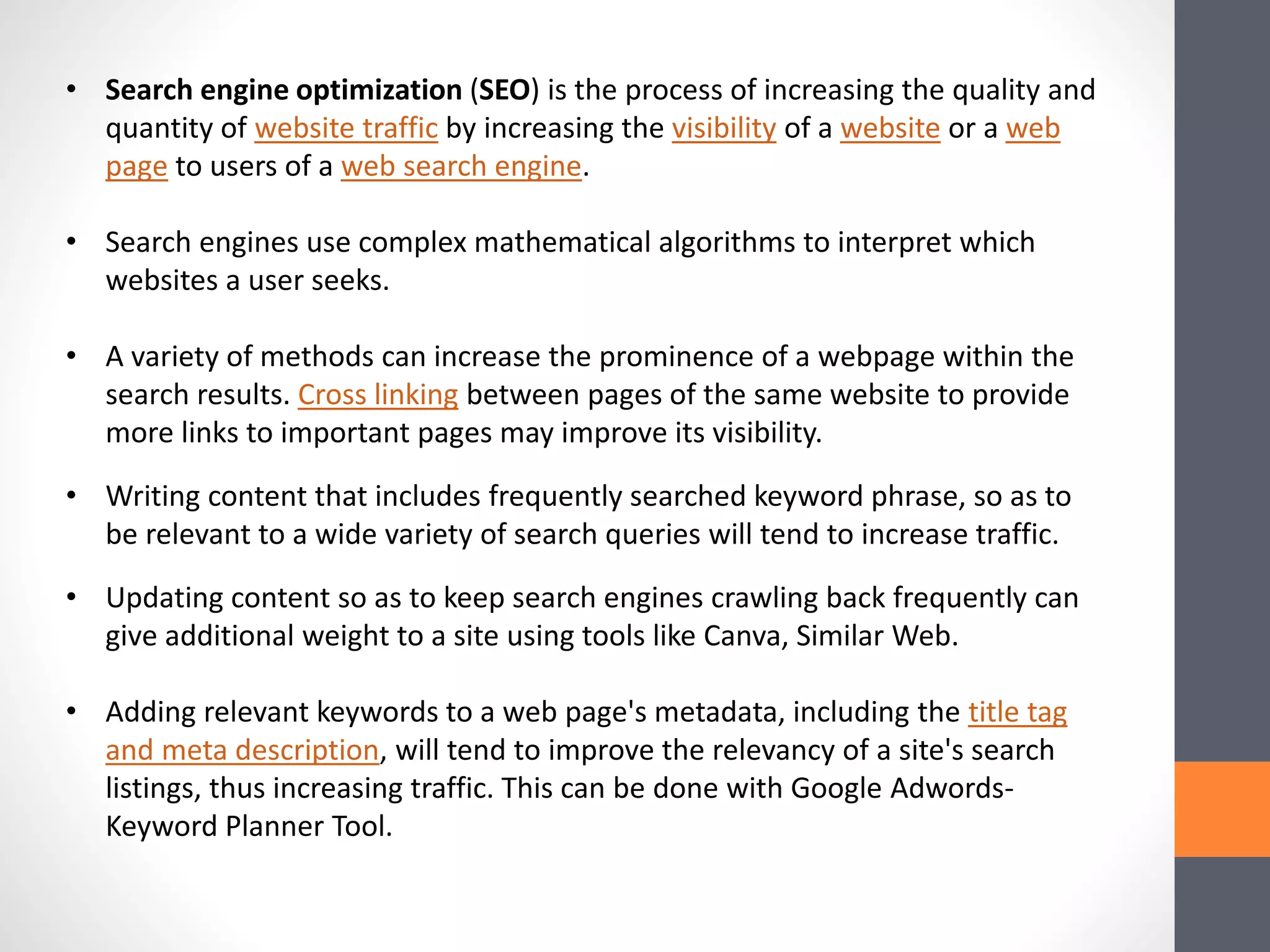 Visual Reference: Introduction To Digital Marketing Pptx Search
