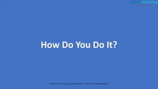 How Do You Do It?
Proprietary content. © Great Learning. All Rights Reserved. Unauthorized use or distribution prohibited.
 