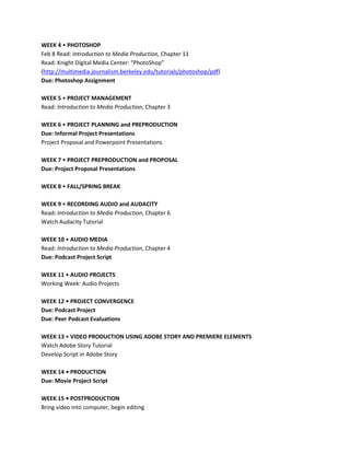 Introduction to digital media design and production | PDF