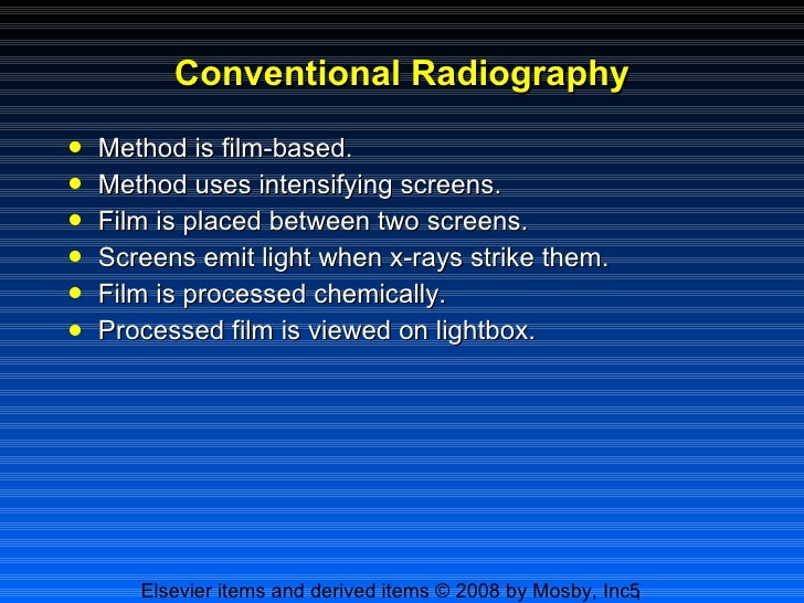 Introduction to digital radiography and pacs