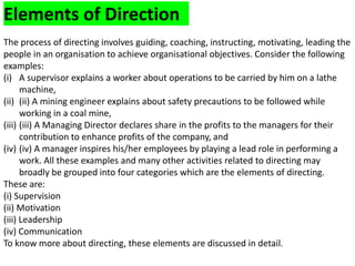 Principles of Direction pgp viva vvit | PPTX