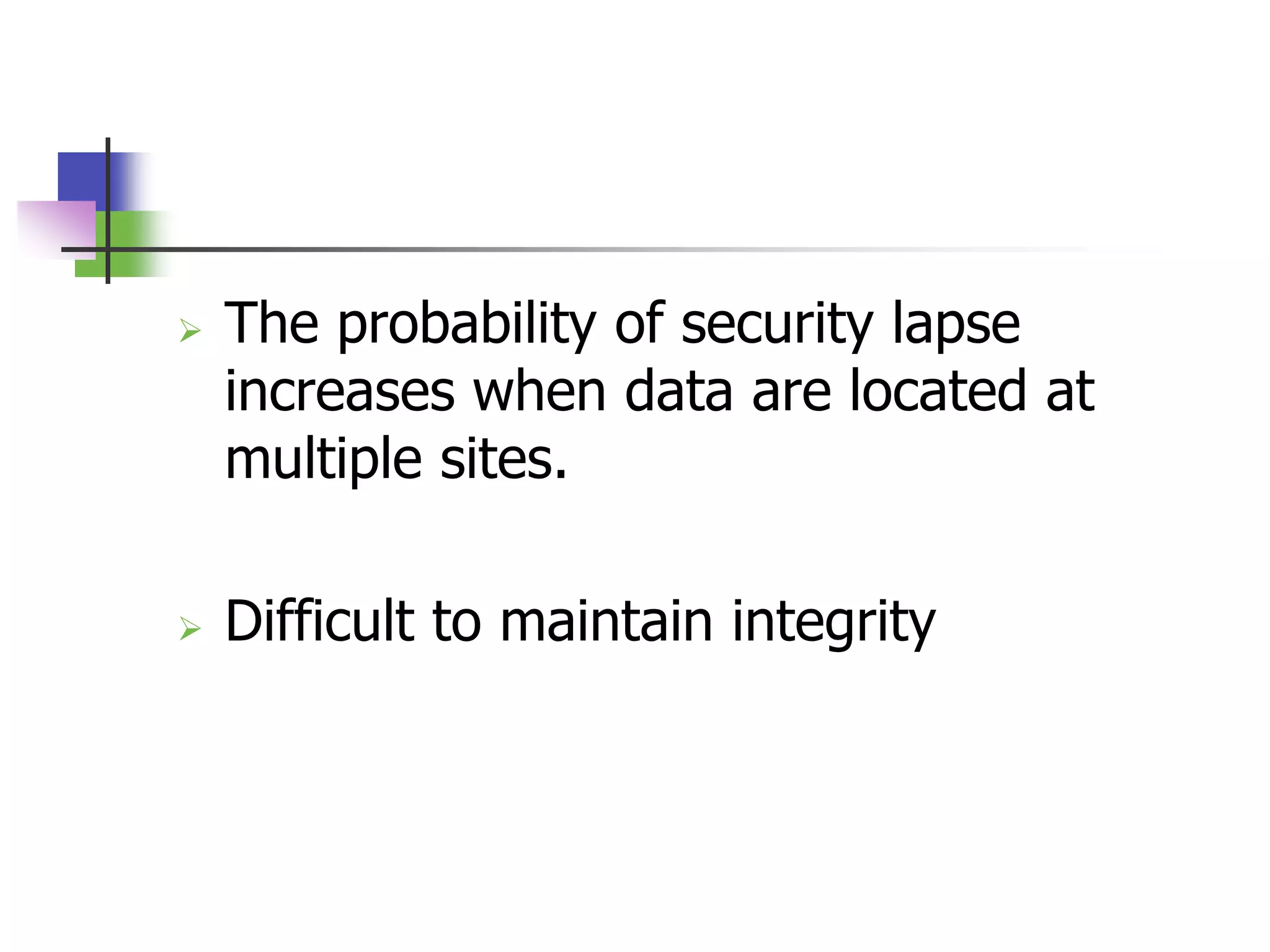 Introduction to distributed database | PPTX
