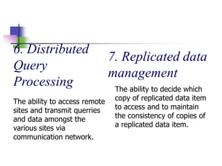 Introduction to distributed database | PPT