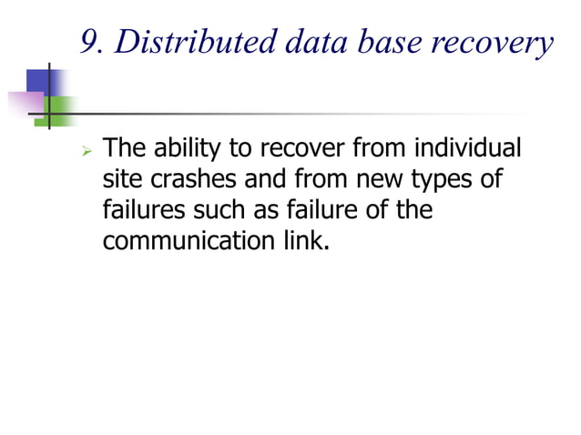Introduction to distributed database | PPTX