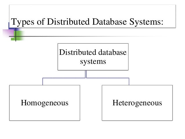 Introduction to distributed database