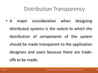 Comprehensive Introduction to Distributed Systems: Concepts, Design ...