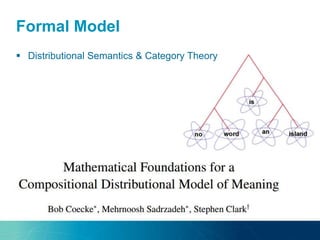 Introduction to Distributional Semantics | PPTX