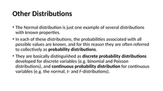 INTRODUCTION TO DISTRIBUTIONS AND THE NORMAL DISRITIBUTION.pptx
