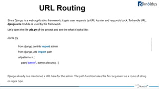 Introduction to django framework | PDF