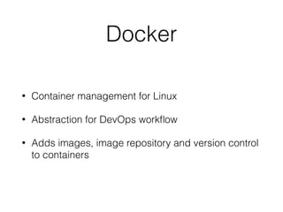 Introduction to docker | PDF