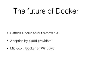 Introduction to docker | PDF