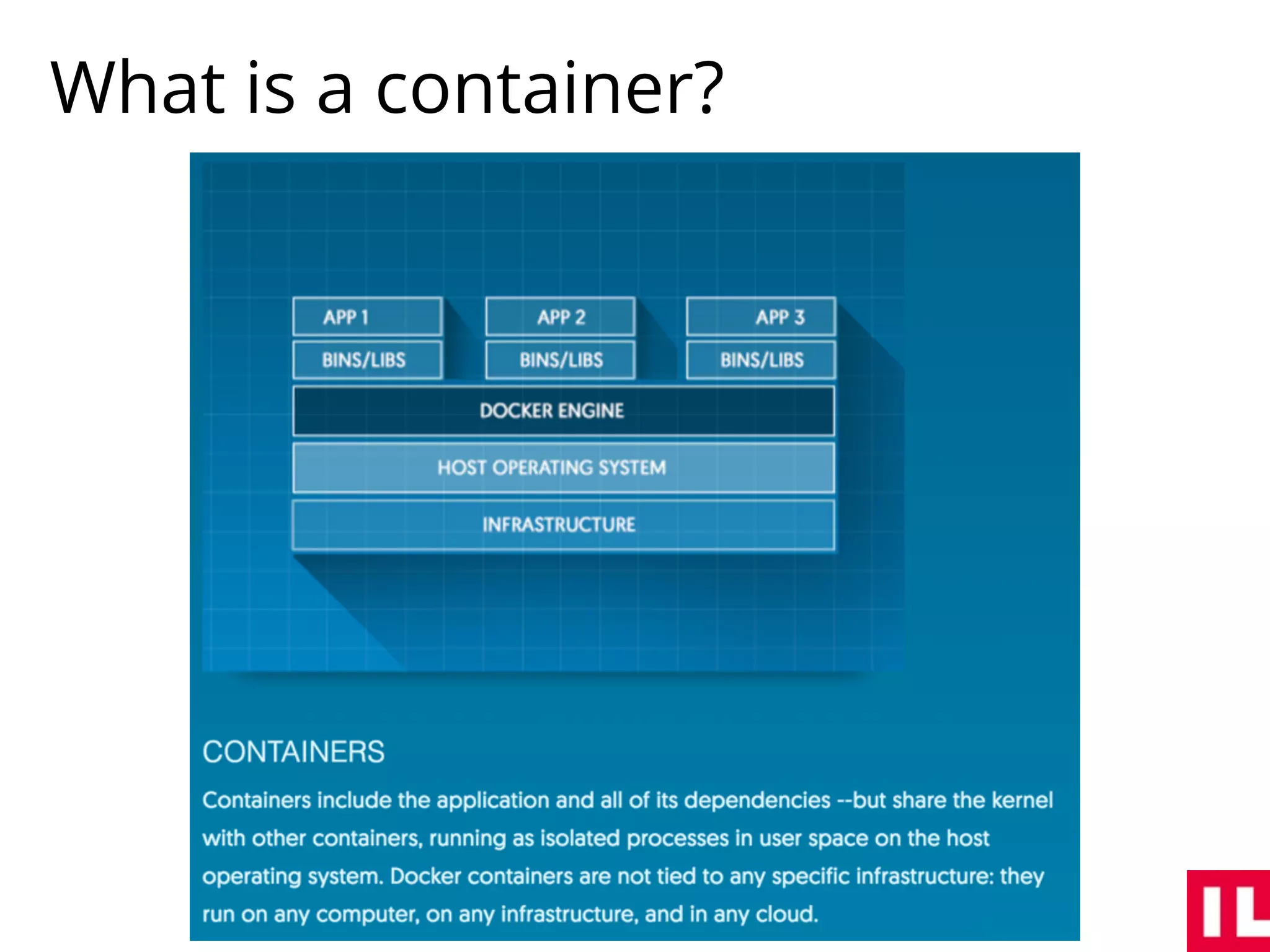 What is a container?
 