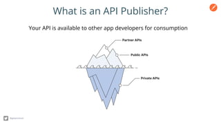 @getpostman
What is an API Publisher?
Your API is available to other app developers for consumption
 