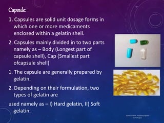 Introduction to dosage forms | PPT