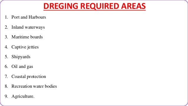 dredging data