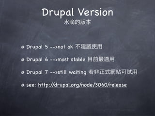 Introduction to Drupal (中文)