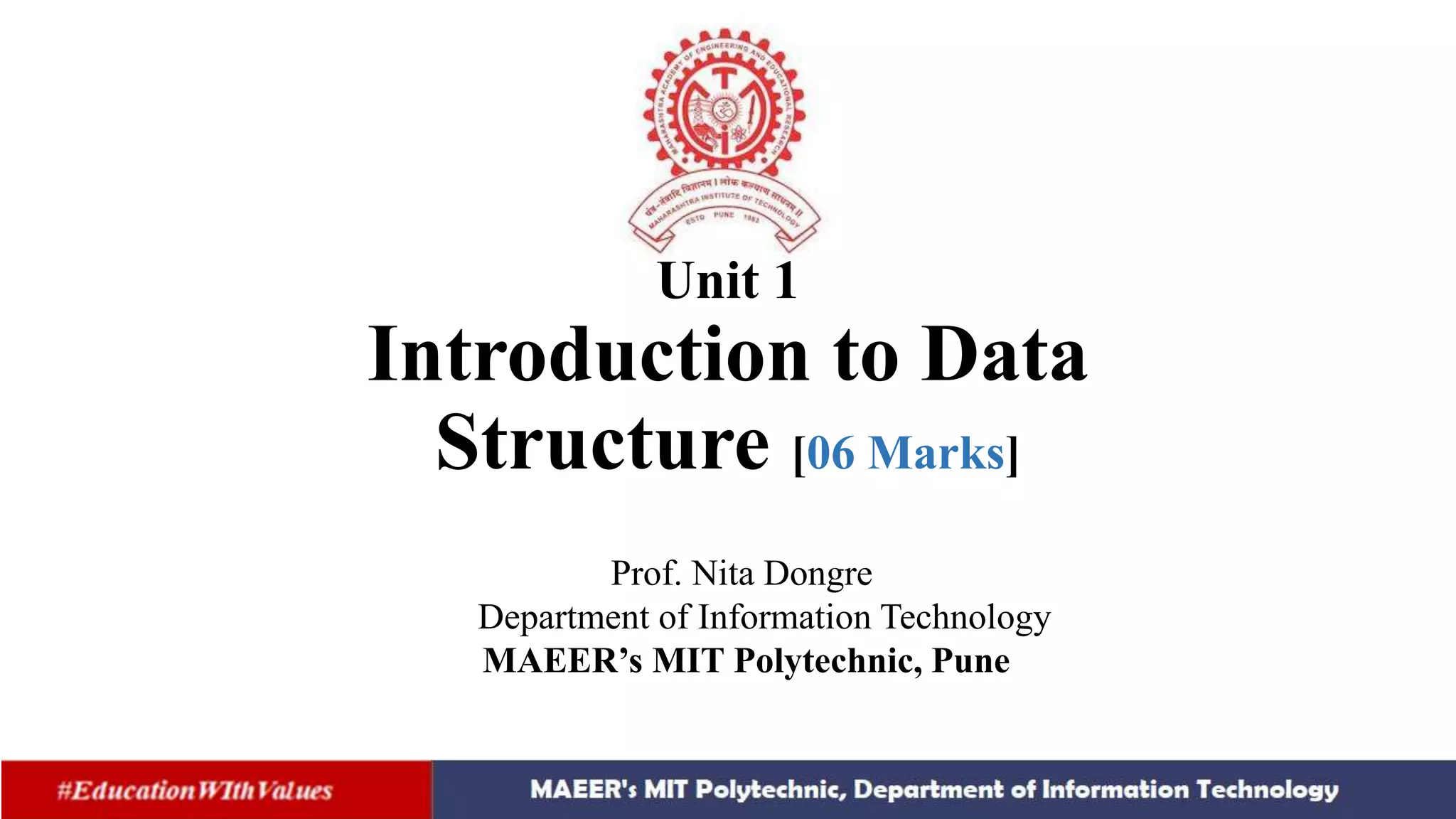 Introduction to ds pptx
