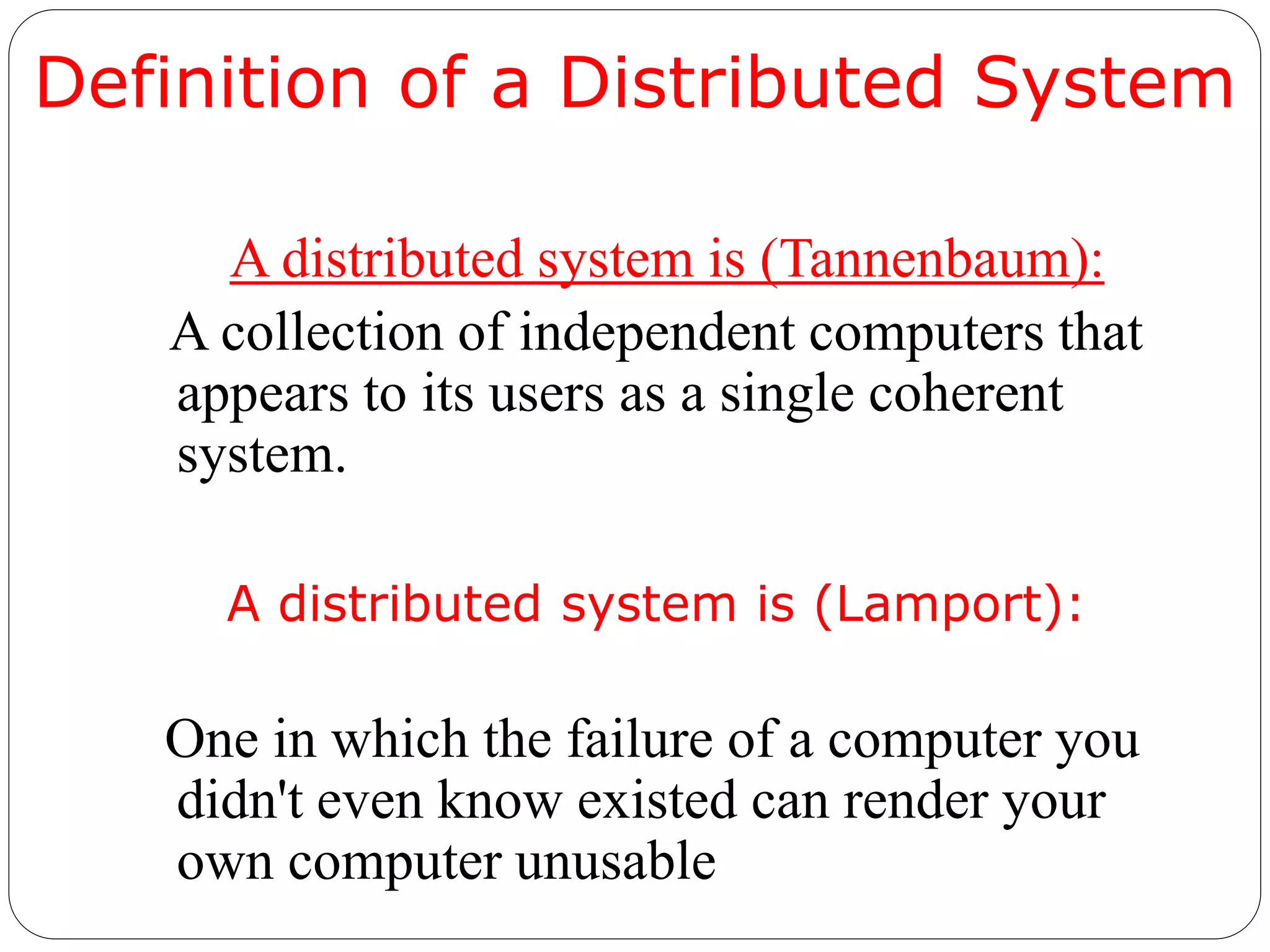 Introduction to Distributed System | PPTX