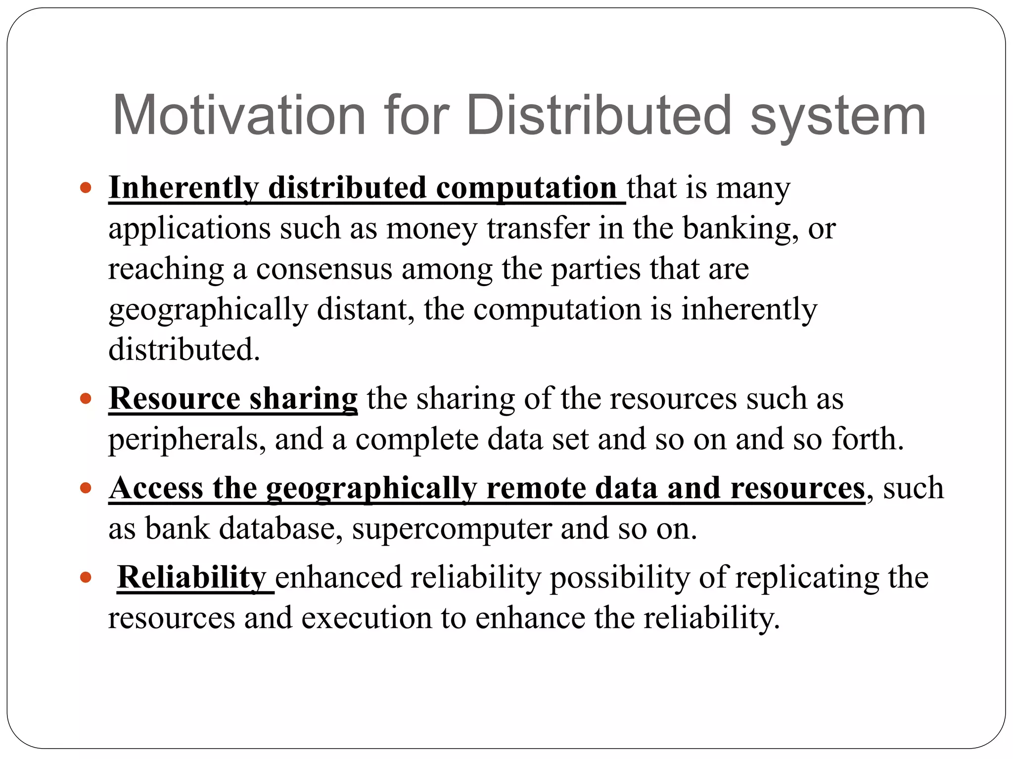 Introduction to Distributed System | PPTX