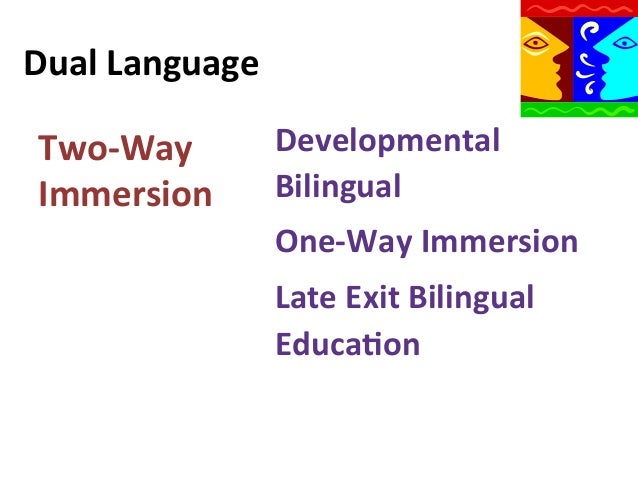 a comparison of late exit bilingual education and english immersion Esl and bilingual education study guide by bekruse includes 15 questions covering vocabulary, terms and more structured english immersion late exit two-way . a comparison of late exit bilingual education and english immersion Esl and bilingual education study guide by bekruse includes 15 questions covering vocabulary, terms and more structured english immersion late exit two-way .
