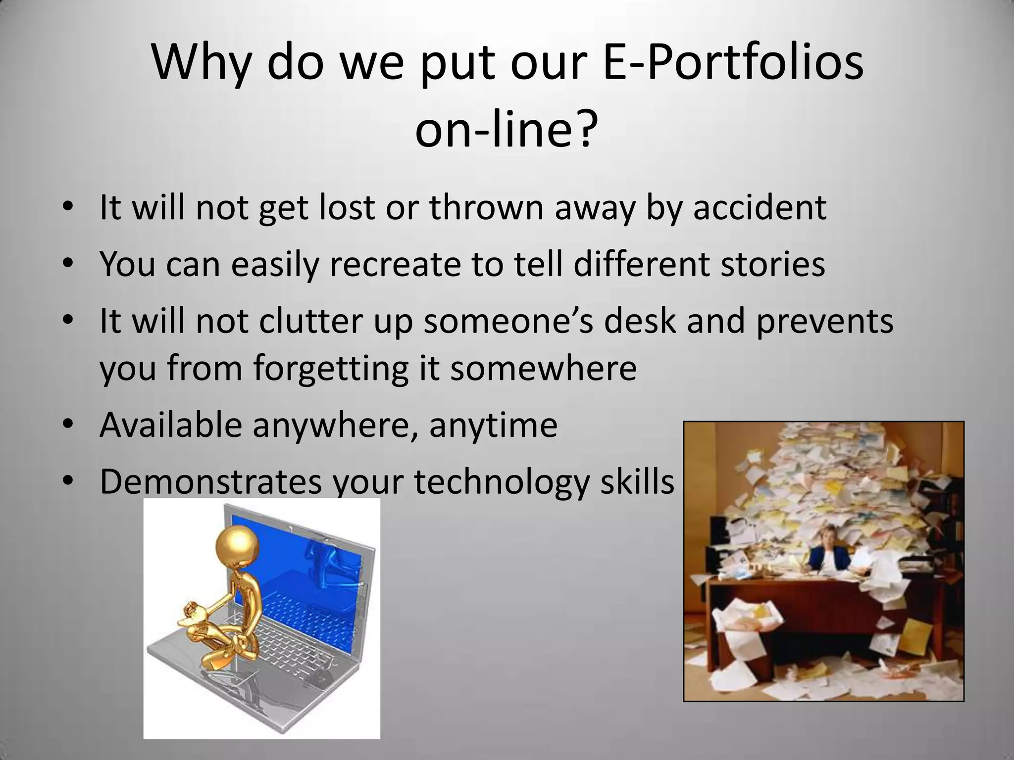Introduction+to+e portfolio | PPTX