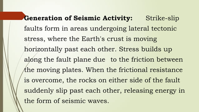 Introduction To Earthquake Science7 Pptx