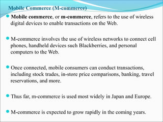 Introduction to electronic commerce full | PPT