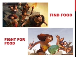 FIND FOOD
FIGHT FOR
FOOD
 