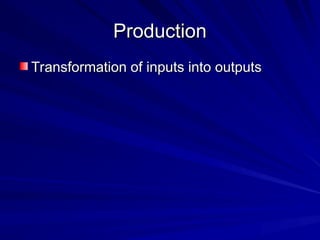 Introduction to Economics - definitions - approaches | PPT | Business ...