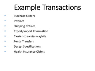 Voucher Edi Example Introduction to EDI(Electronic Data Interchange) | PDF