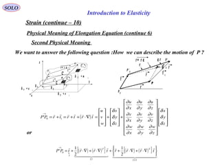 Introduction to elasticity, part i | PPT