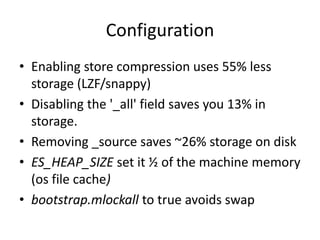 Snappy Compression Introduction to elasticsearch | PDF