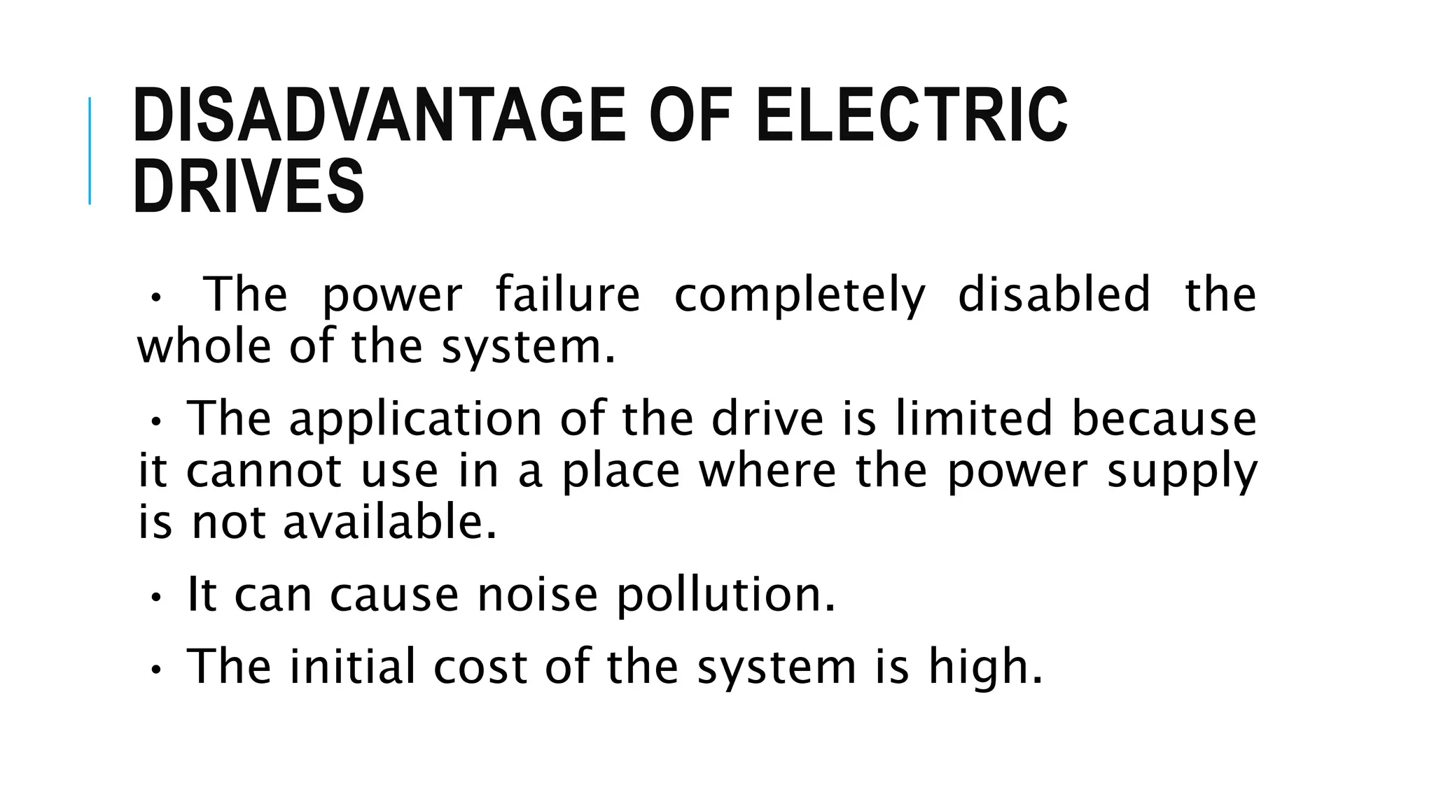 Introduction to Electrical Drive PPT