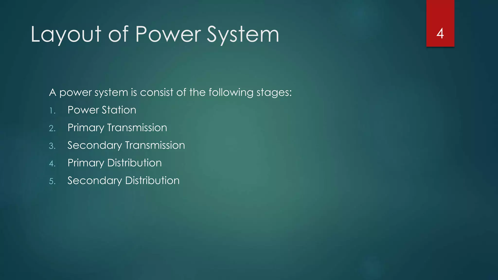 Introduction to electric power transmission and distribution | PPTX