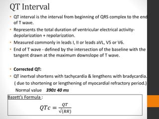 Qtc Maximum Introduction to Electrocardiography | PPTX