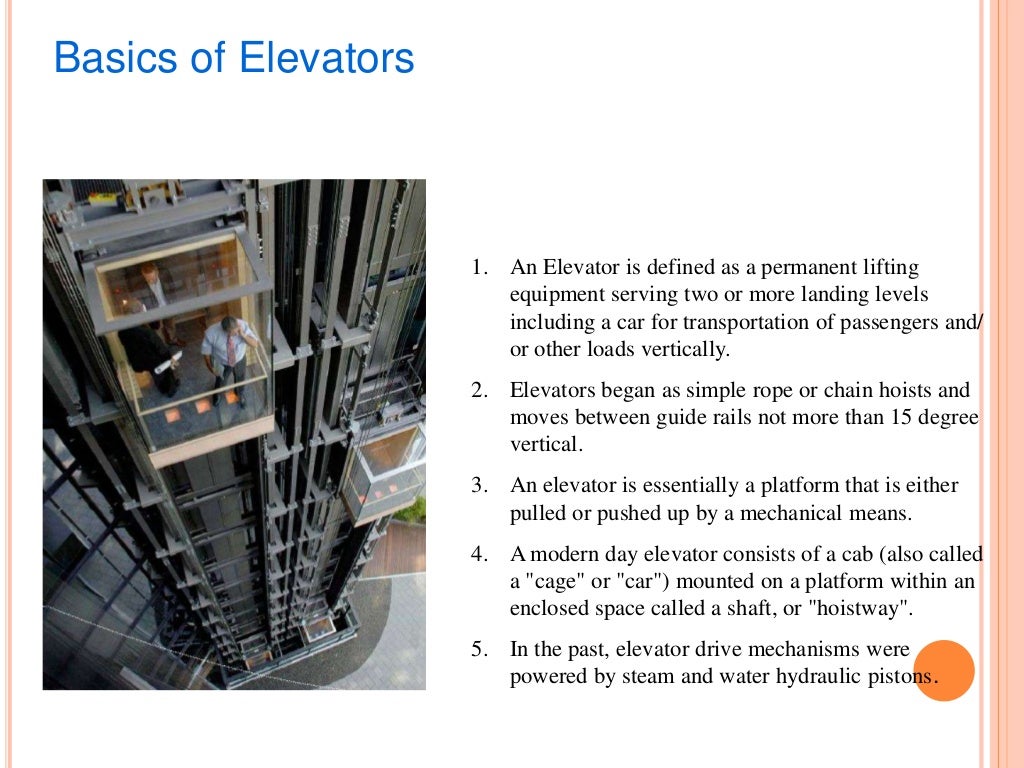 Introduction to elevators