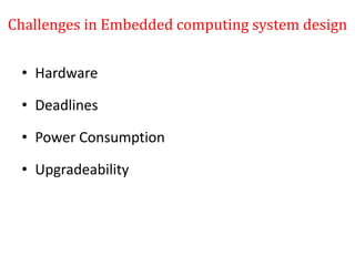 Introduction to embedded computing and arm processors | PPTX