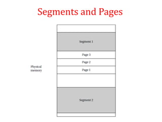Segments and Pages
 